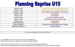 Planning Reprise U15