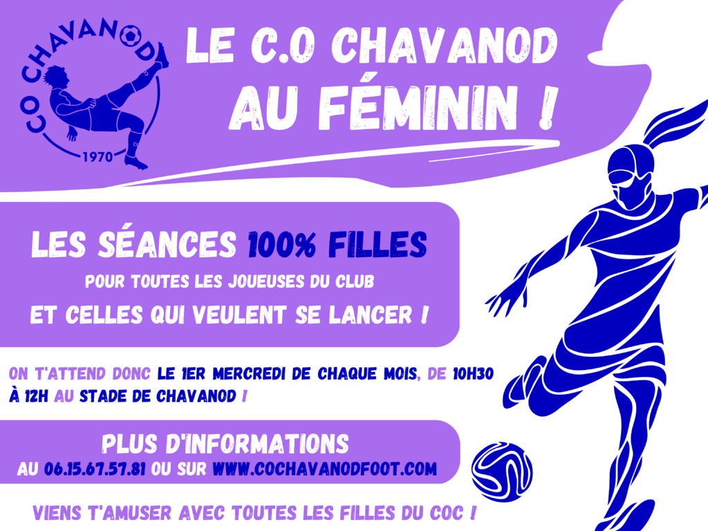 Le C.O CHAVANOD au féminin !