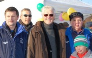Aimé JACQUET au stade de CHAVANOD