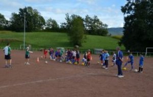 Les U11 à l'entraînement