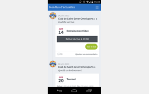 Nouvelle version de l'application mobile