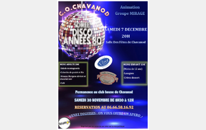 Repas Dansant : Soirée DISCO !!! 