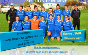 Recrutement : Féminines 2020-2021