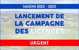 2022-2023 : Signature des licences !