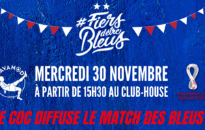 Diffusion du match France - Tunisie !