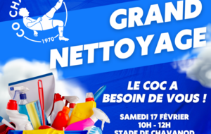 Grand Nettoyage : Le COC a besoin de vous !