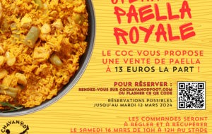 Opération PAELLA ROYALE pour financer Cogolin !