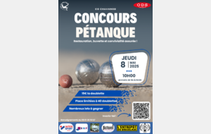 Concours de pétanque - 8 mai 2025