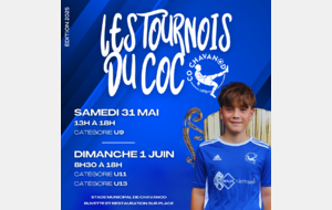 Les Tournois du COC arrivent !