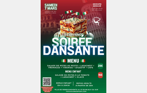 Soirée dansante - 7 mars 2026