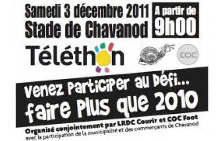 TÉLÉTHON SAMEDI 3 DÉCEMBRE 2011