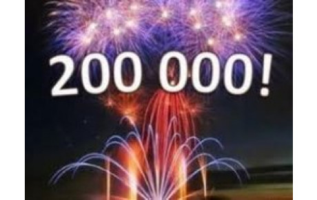 Le cap des 200 000 visites a été franchi !