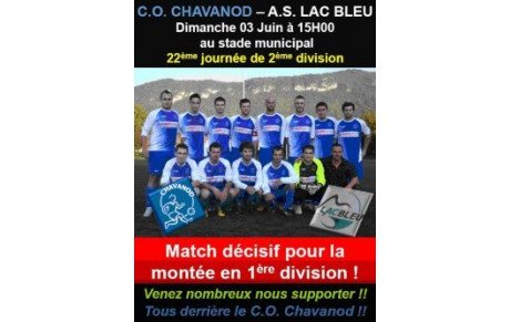 Match décisif ! Venez nombreux nous supporter !! 