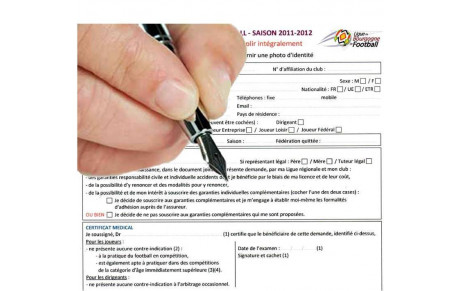 Signature des licences : changement de date