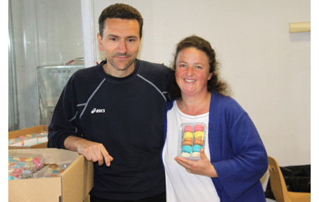 Gros succès de la vente de macarons