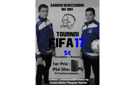 Tournoi Fifa 17