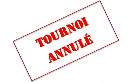 ANNULATION TOURNOI DU 02/09/17