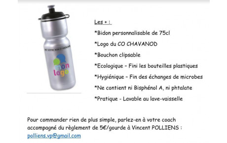 Derniers jours pour les gourdes !!