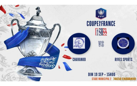 Coupe de France : 3e tour Dimanche 19 Septembre 2021 !