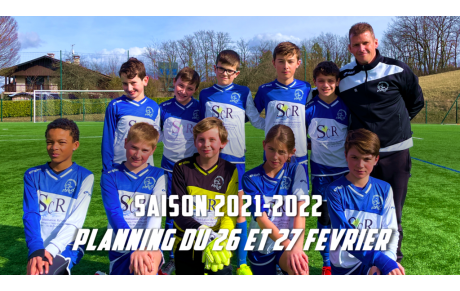 Planning du 26 et 27 février 2022 !