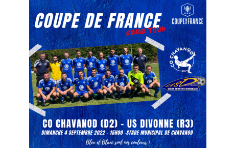Coupe de France : Rendez-vous dimanche pour le 2ème tour !