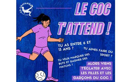 Le COC attend ses futures joueuses !