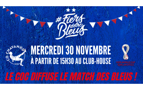 Diffusion du match France - Tunisie !