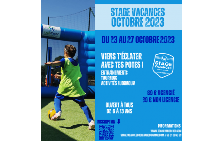 NOS STAGES VACANCES REVIENNENT !
