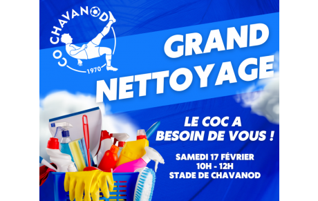 Grand Nettoyage : Le COC a besoin de vous !