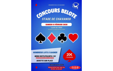 Concours de Belote - 8 février 2025