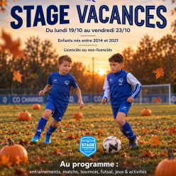 Stage de foot -Toussaint 2026
